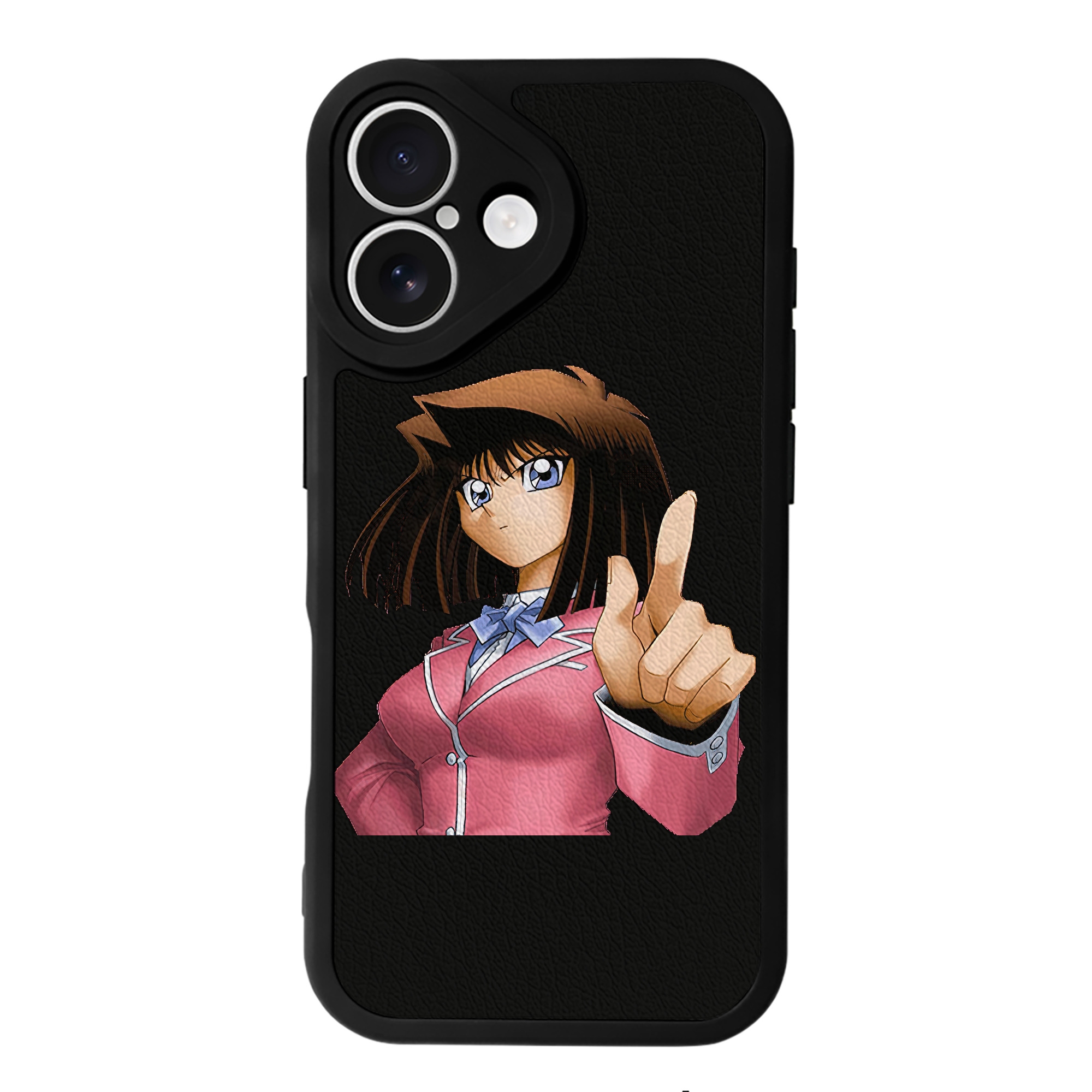遊☆戯☆王 Yu-Gi-Oh! 【iPhone 16シリーズ対応】シリコンスマホケース（レザー調） 材質：シリコン